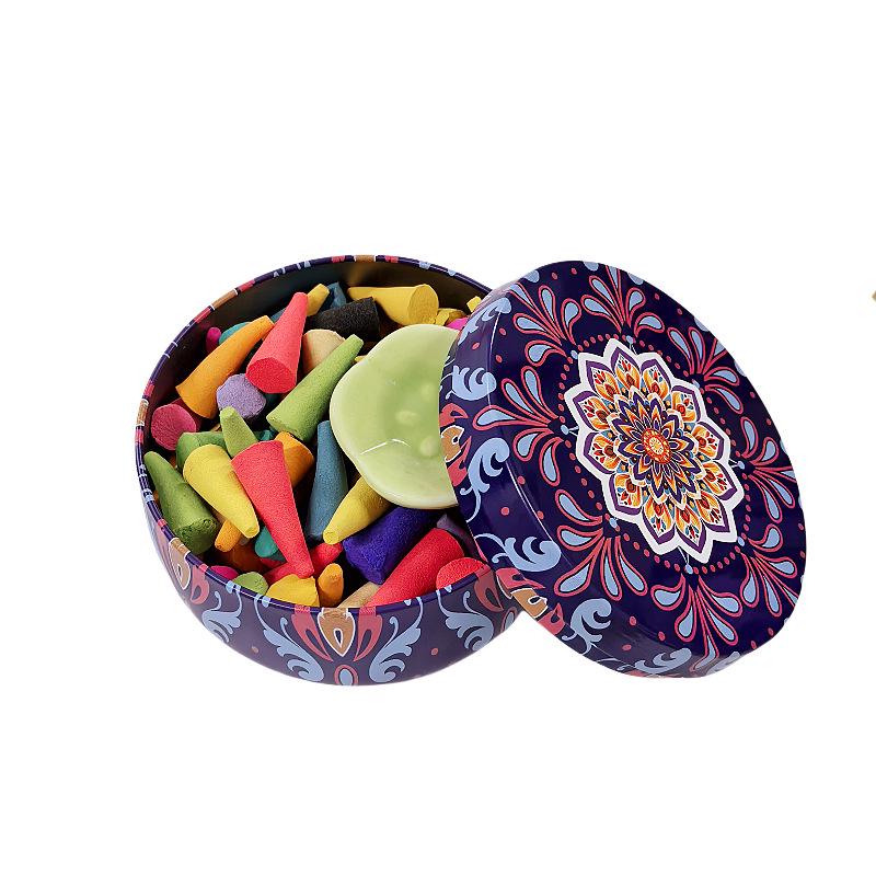 Bohemian Lavender Floral Incense Gift Box - Aromatic Home Deodorizer 85g