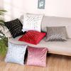 Throw Pillow Flannel Hot Stamping Pillow Case Sofa Cushion Car Cushion