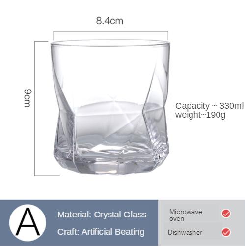 

Nordic Geometric Whiskey Glass Coffee Mugs Phnom Penh Tea Milk Juice Cup Creative Personality Wine Tumbler Drinkware Ins Style