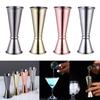 Cocktail Bar Stainless Steel Japanese Design Double-headed Spirit Measuring Cup for Home Bar Party Bar Accessories Club