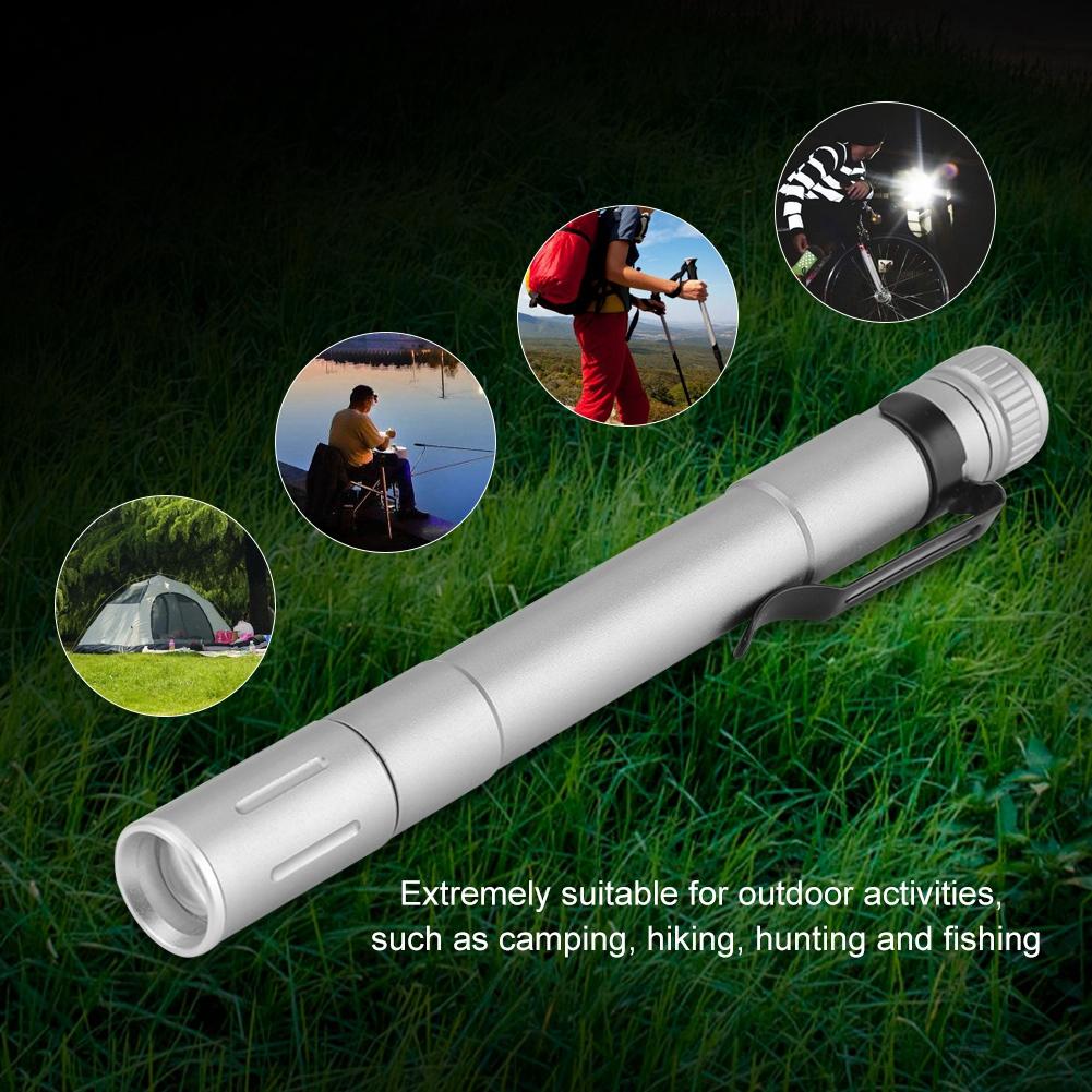Aluminum Alloy High Power LED Flashlight Outdoor Camping Torch Lamp Light 3 Levels Black