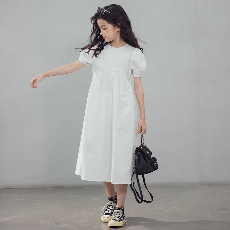 

Girls Fashion Dresses Summer Children s Elegant Pure Cotton Dresses 120