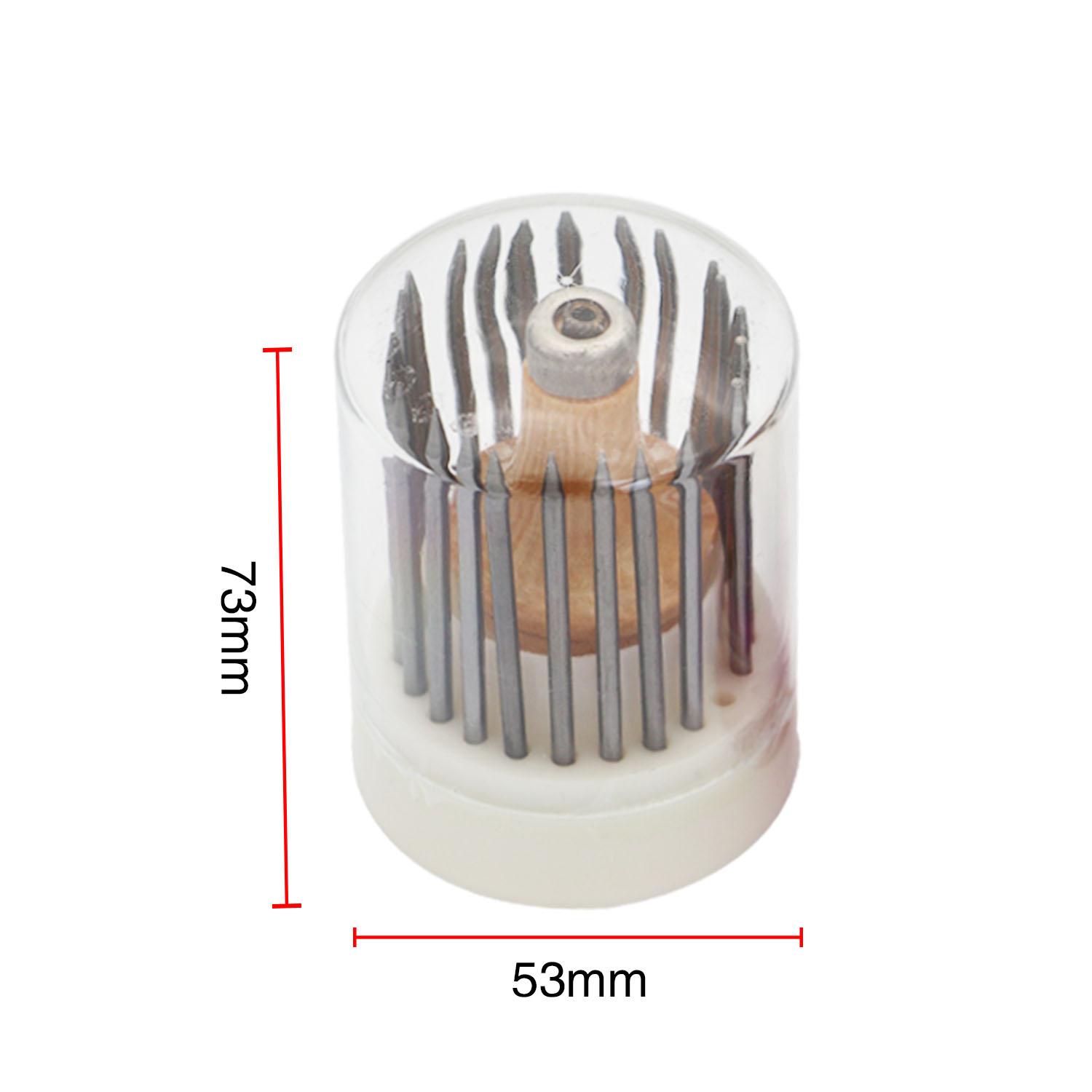 Инструмент для ювелирных изделий, 23 шт. Инструмент для зерна из алмазных бусин, Набор инструментов для металлических бисера Инструмент для гравировки зерна из бисера Алмазный камень для закрепки бус Гравер Гравер для ювелирных изделий