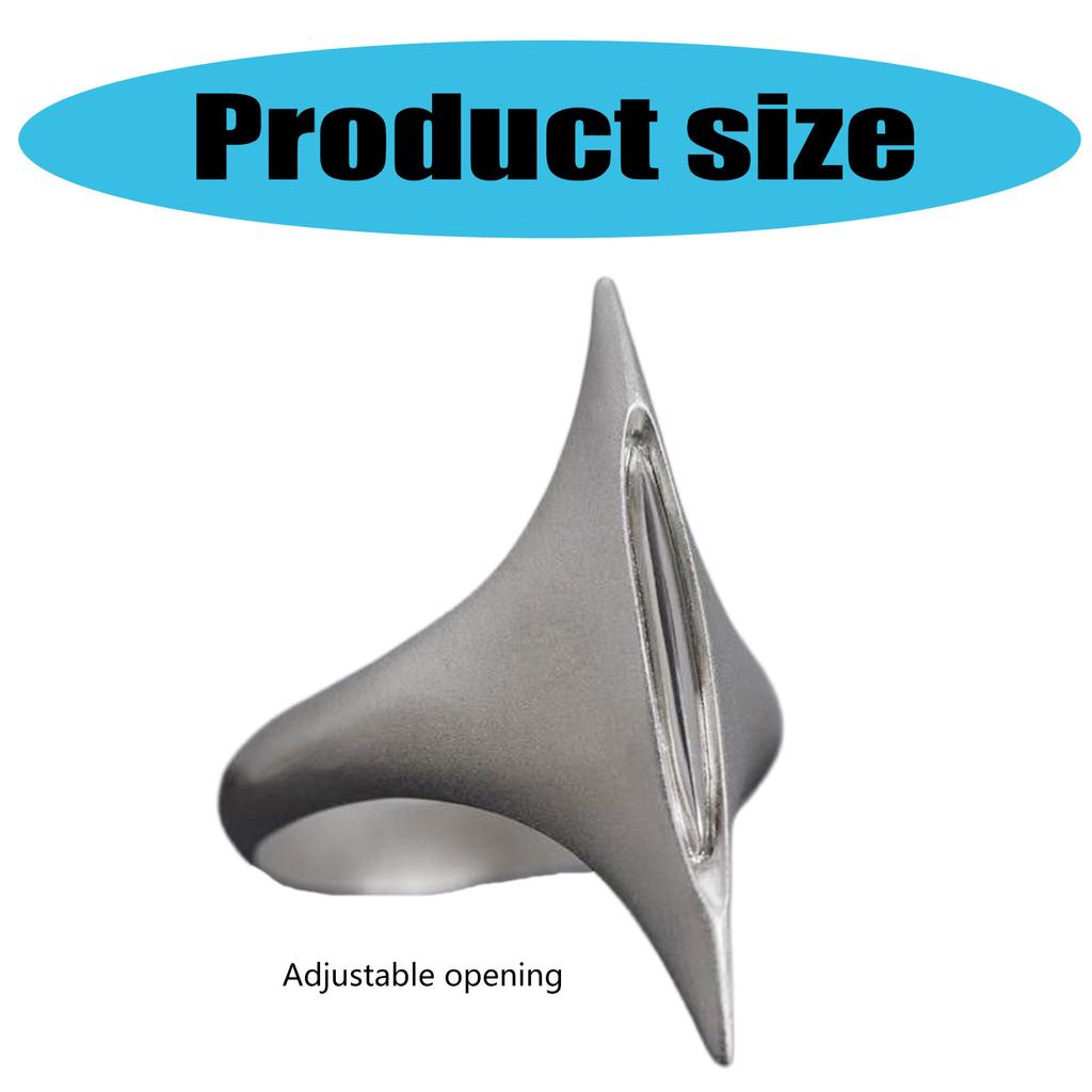 Unique Sword Rings Simple Rings Elegant Finger Rings Alloy Texture for Fashion Enthusiasts and Punk Style Followers