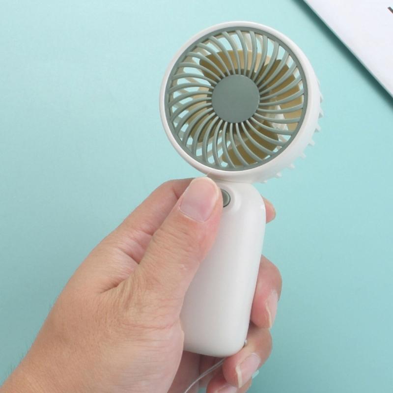Rechargeable Pocket Fan Lightweight Portable Cooling Device For Office Camping Commuting With Silents Operations