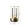Portable LED Touch Lamp - Metal Stand, Rechargeable, Eye-Protective, Super Bright for Bar, Camping, or Table Use