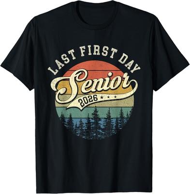 Letzter Erster Tag Senior 2026 Abschlussjahrgang 2026 Zurück zur Schule T-Shirt Unisex T-Shirt