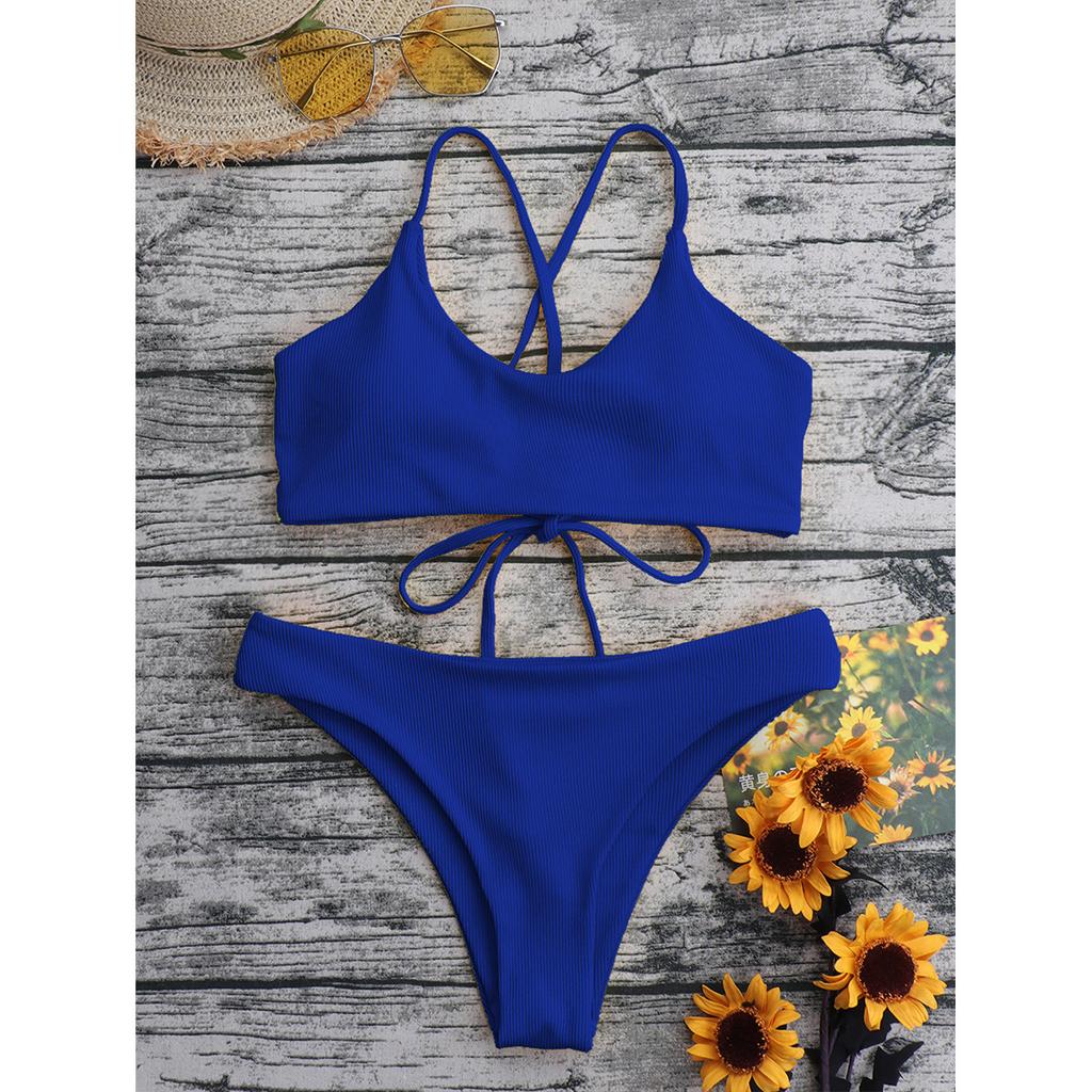 Buy Wrinkled Designer Swimsuit Women Ribbed Orange Luxury Swimwear 2022