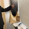 2026 Trendy and Straw Style New Fashiable and Stylish Large-capacity Single Shoulder Woven Commuter Tote Bag for Women
