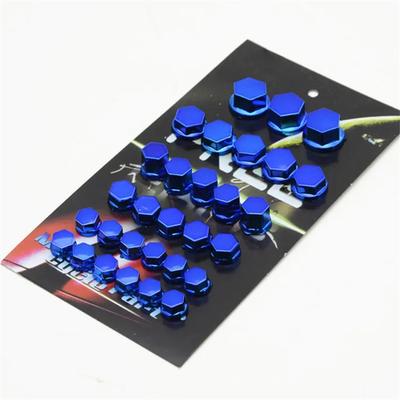 30 pezzi/set accessori per la modifica del motociclo parti decorative del coperchio della vite della testa per Yamaha Kawasaki Honda