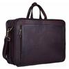 Genuine Leather Messenger Shoulder Crossbody Laptop Briefcase Casual Handbag.