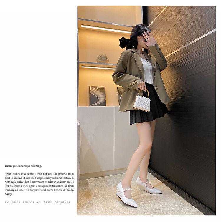 Women's 2025 Autumn/Winter French Wedge Heels - Sexy Royal Sister Style