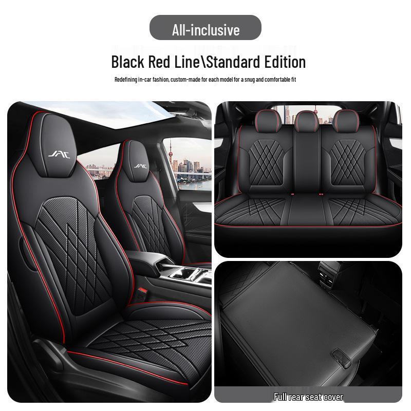 New Model Jianghuai Sihao A5 Full Leather Car Seat Cushion - Universal, All-Season