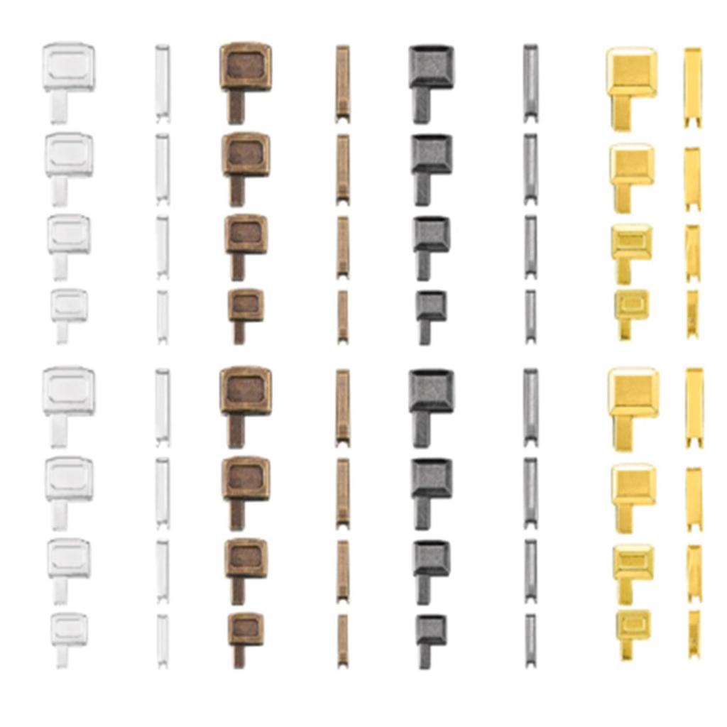 Metal Zip Repair Set Zippers Repair Tool Insertion Pin Zippers Bottom Zippers Stopper For Sewing Clothing Jackets