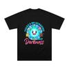 Theres No Sunshine Only Darkness Cartoon Print T Shirts Lumaleees Harajuku Funny Comfortable Tees Women Unisex Pure Cotton Clothes