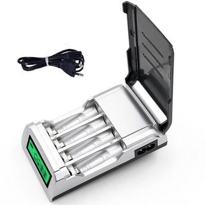 CITYORK LCD Smart Intelligent Battery Charger with 4 Slots For 1.2V AA/AAA NiMh NiCd Rechargeable Batteries Aa Aaa Charger