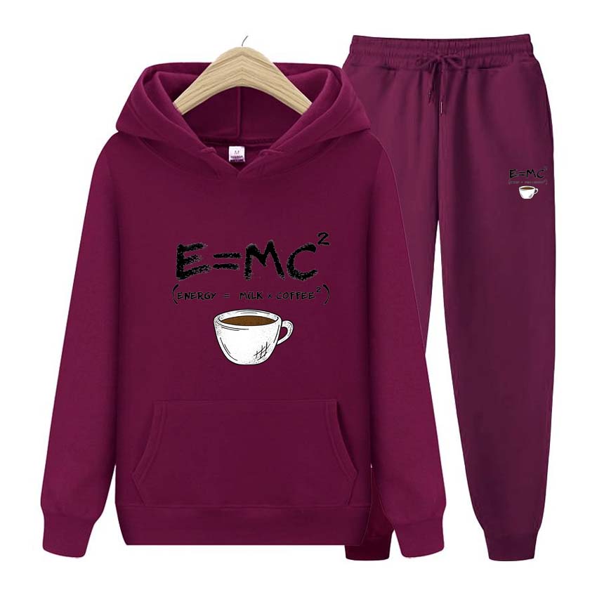 Pánské teplákové soupravy Jarní Podzim Coffice Potisk Mikina Mikina s dlouhým rukávem Mikina na jogging Kalhoty Patchwork Fitness Run Suit Oblečení