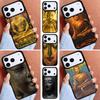 Buddha Statue Phone Case for iPhone 16e 15 14 13 12 17 Pro Max Plus Air 17pro Cover Coque