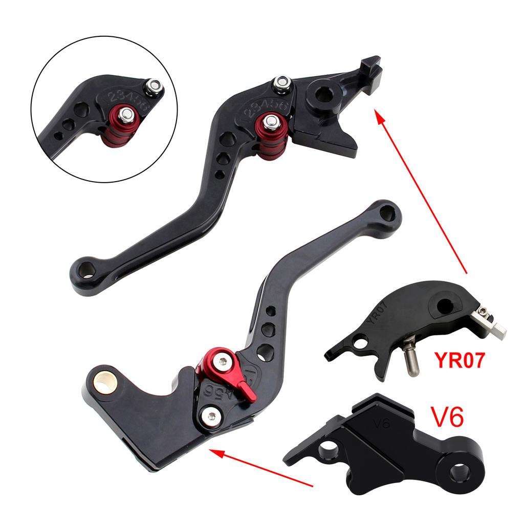 NEW Short Clutch Brake Lever fit for YAMAHA XSR900 XSR900GP MT-09 MT-09SP 24-25