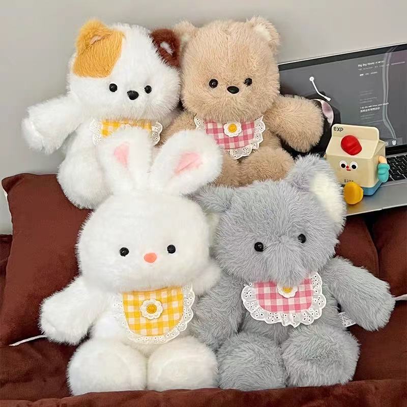 New Running Series Bear Three-flower Cat Doll Will Run Baby Elephant Doll Bear Plush Toy Birthday Gift