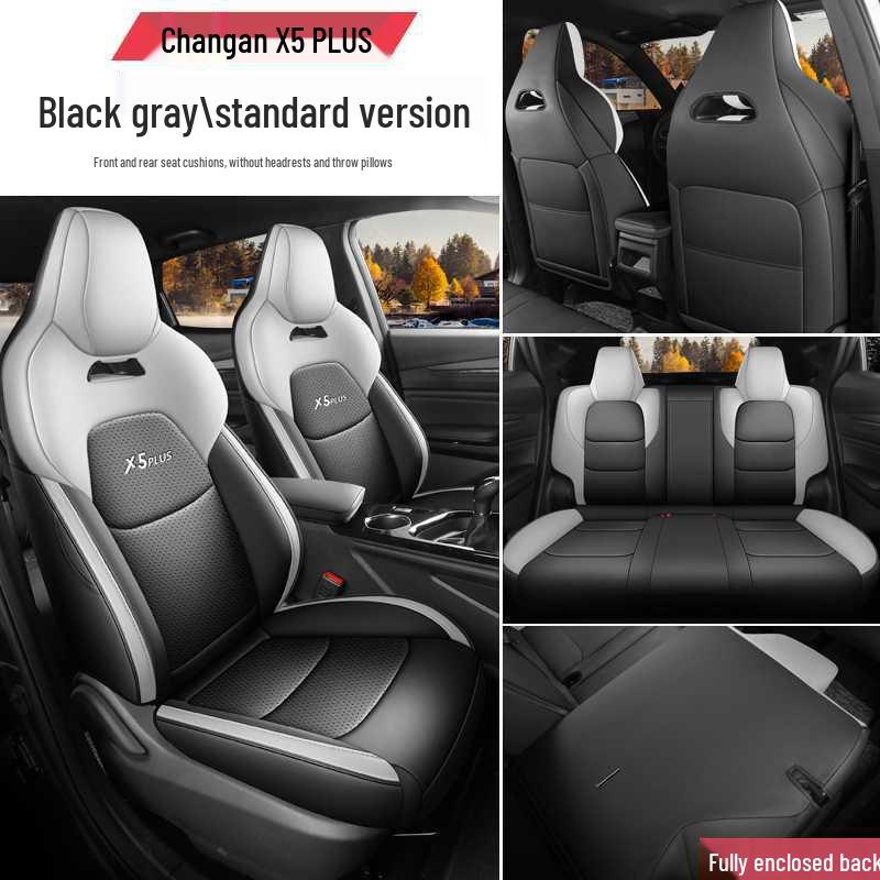 Celoroční potahy a polštářky na autosedačky s plným krytím pro Changan X5 Plus 2026