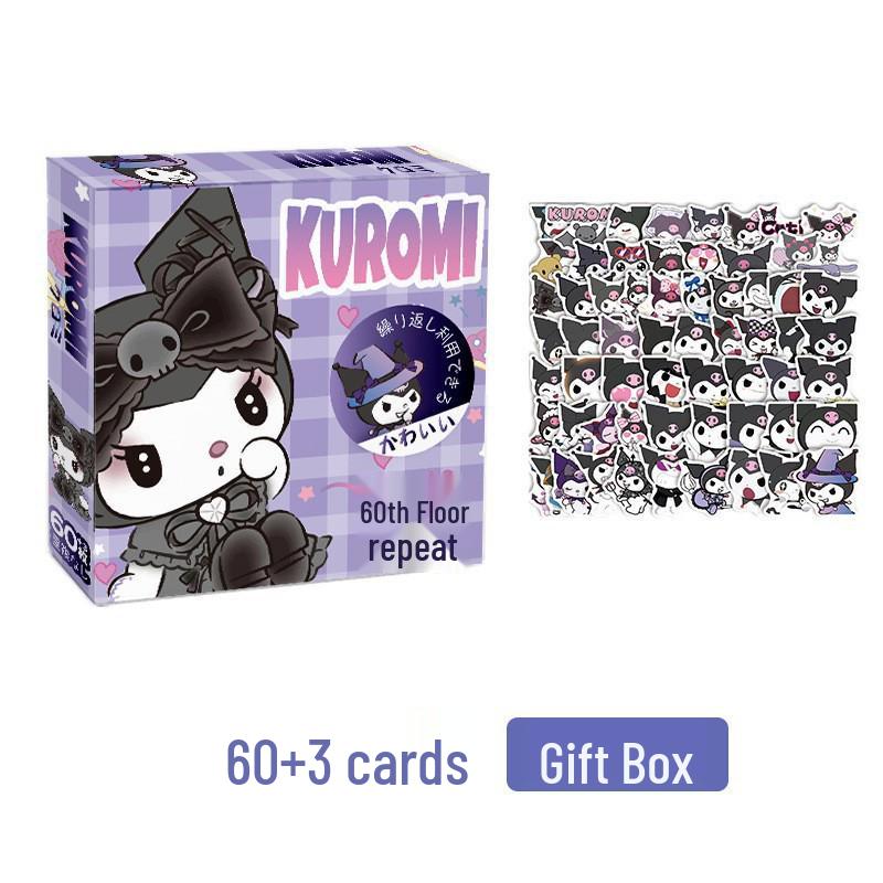 Sanrio HelloKitty Creative Kate Cat Anime Sticker Gift Box - High-Value Decorative Stickers