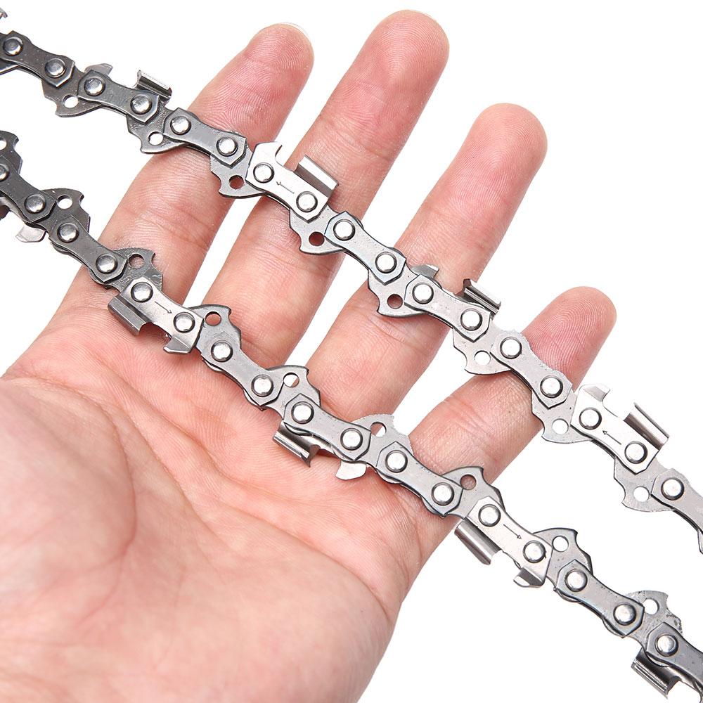 4/6/16inch Chainsaw Chain 57 Drive Links 3/8" LP Replacement Chains for Portable Mini Chainsaw for Wood Branch Cutting