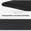 Universal Car Armrest Pad Stripe Center Console Cover Memory Foam + PU Leather