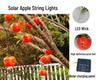 Waterproof Solar Fruit String Lights: Apple & Orange Harvest Festival Decoration