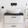 VidaXL Dark Grey Bathroom Countertop 60x40x6 Cm Treated Wood 3156202