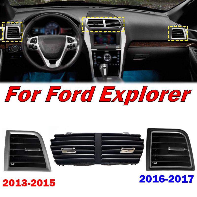 For Ford Explorer 2013 2014 2015 2016 2017 Car Accessories Inner Console Dashboard Air Conditioner Air Outlet Air Refresh Vent
