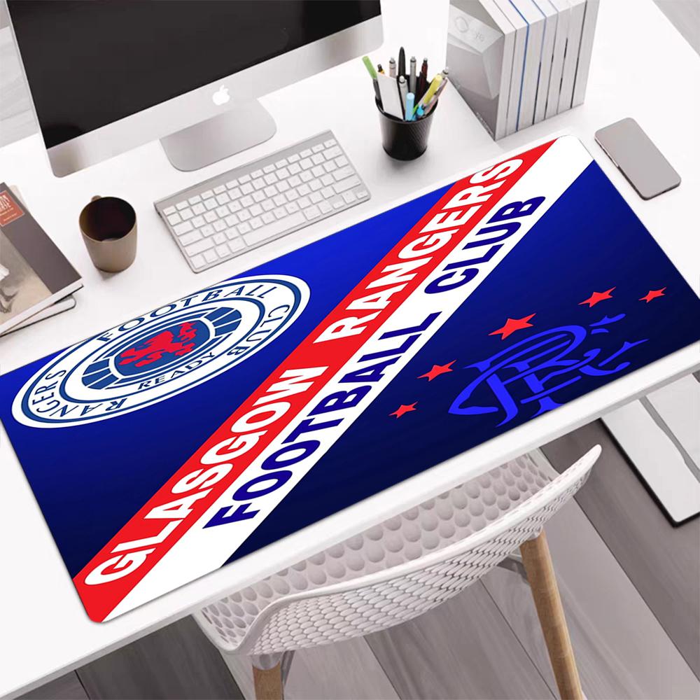 Rangers F.C Thema Mauspads, Rutschfeste Gummiunterlage, Multifunktionale Büro- & Heimdekoration, Perfekt für die Personalisierung des Arbeitsplatzes.