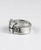 Sheen666 Dum Series Foursquare Ring White Cubic (B Type)