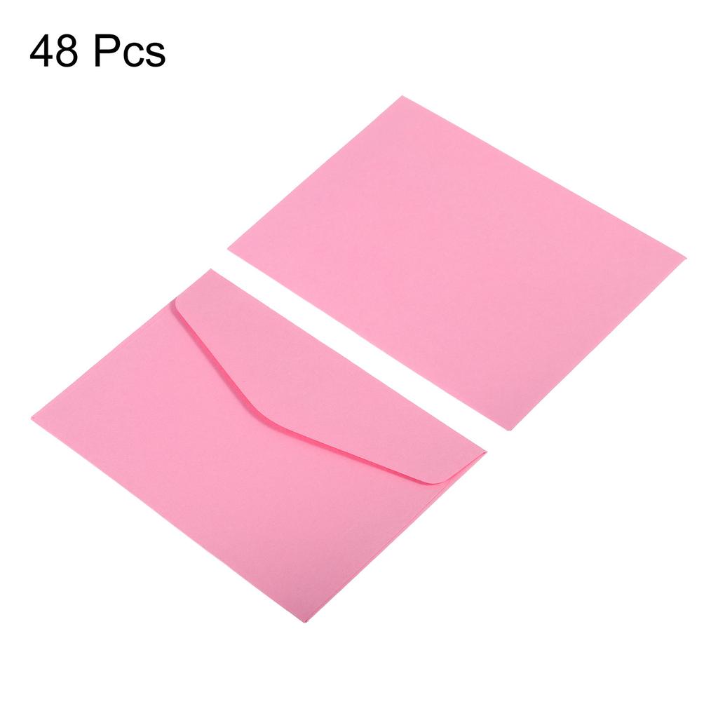 48Pcs Colorful Blank Mini Paper Envelopes DIY Multifunction Wedding Party Invitation Greeting Cards Gift Business Card Envelope