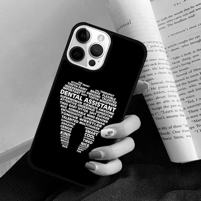 Dental Definitions Tooth Phone Case Back Cover for iPhone 17 Air 16 15 14 13 11 12 Pro Max Plus Fundas Coque