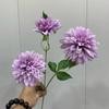 New 72cm Artificial Dahlia Flower 3 Heads Floral Arrangement Faux Flower Long Branch Hydrangea Flower Photography Prop