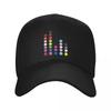 LGBTQ Pride Dots Subtle Minimalist LGBTQ Pride Flag Colors Baseball Cap designer cap Wild Ball Hat Designer Man Women's