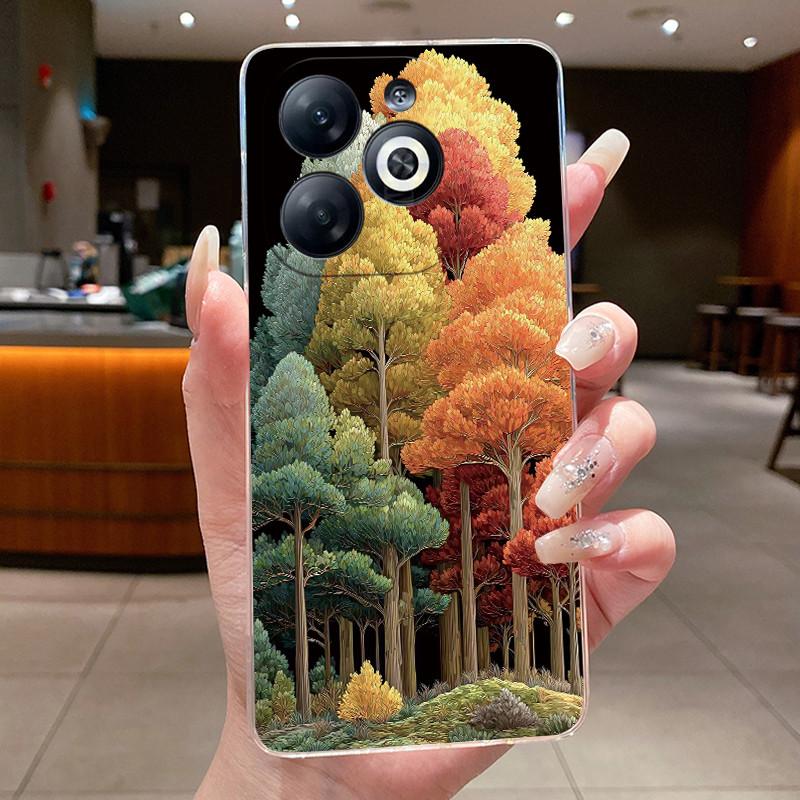 Casing For infinix Smart 8/Smart 8 Pro Luxury Dragon Cute Cool Boys Girls Soft silicone Phone Case Back Cover Transparent Shell