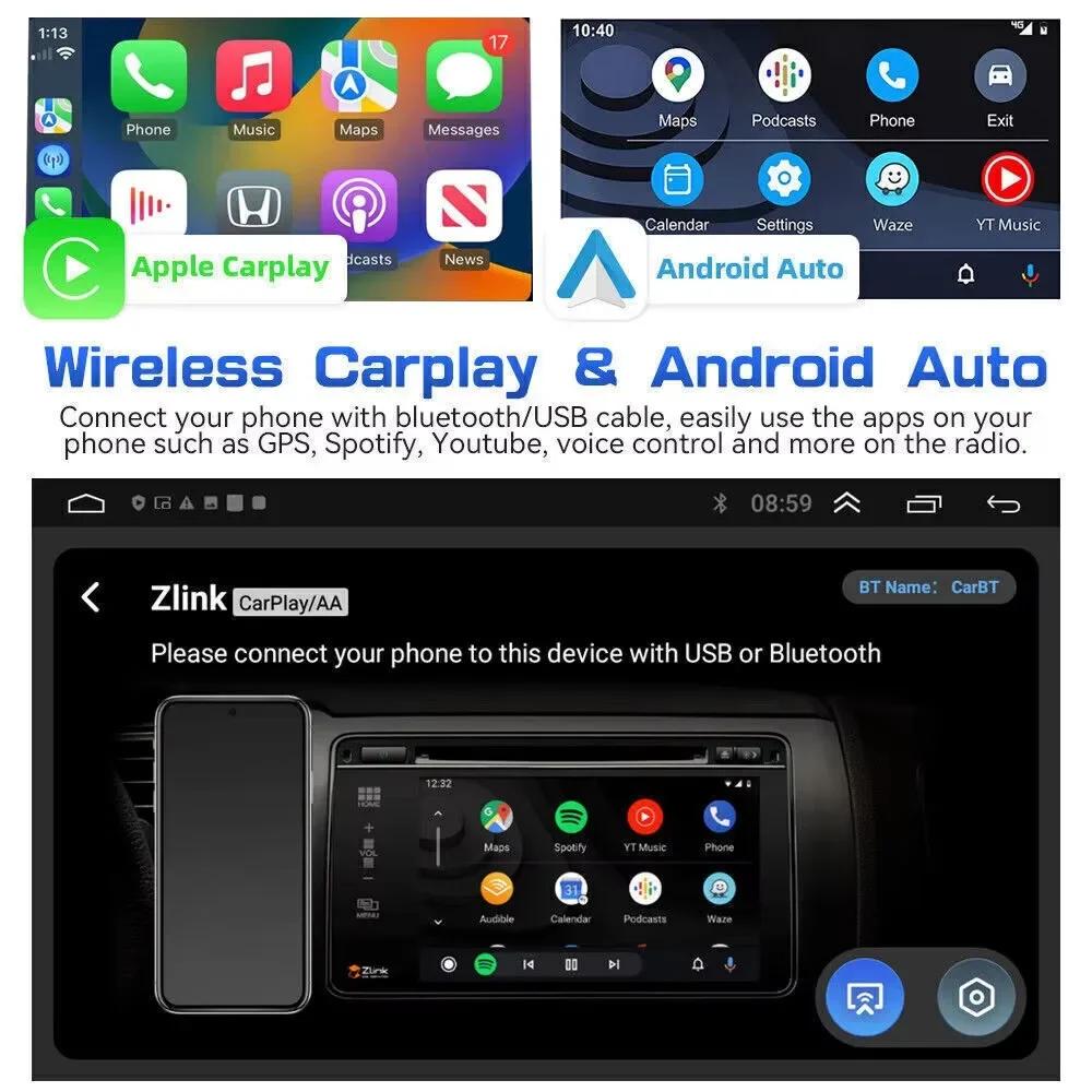 For 2012-2018 Peugeot 208/2008: 10-inch Android 14 In-Car Navigation System with Built-in with CarPlay + Android Auto / 4G+64G