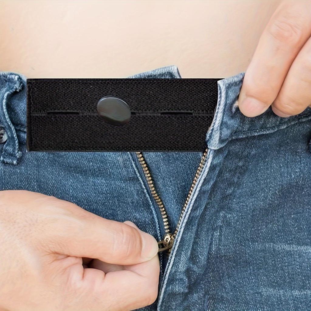 5 Pcs Pant Trousers Waist Expander Waistband Extender Button Elastic Adjustment Waist Button Belt Extension Buckle