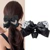 Elegant Butterfly Knot Hair Clip Women'S Summer Style Hair Clip Personality Back Of Head Shark Clip Hair Accessory