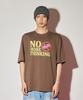 Lujeoseukeulleob No More Thinking Short Sleeve T-Shirt Brown
