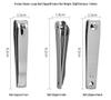 Child-Safe Anti-Splash Electroplated Nail Clippers - Large Size
