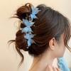 Modische Schmetterlings-Klammer im französischen Stil, Hochwertige süße Haarspange für Damen, Haarschmuck, Haarklammer