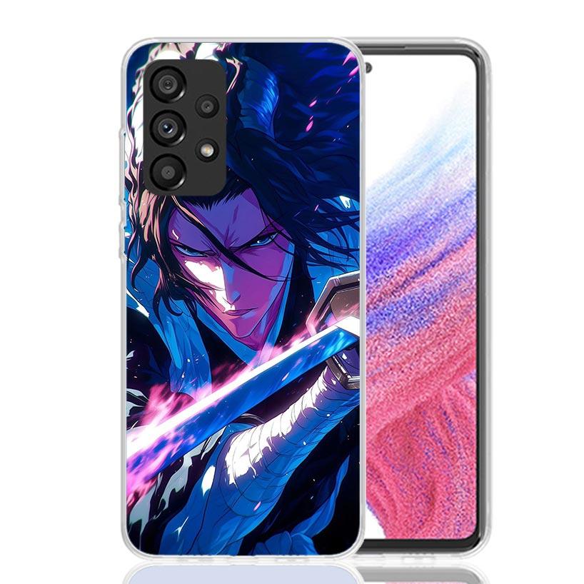 Bleach Kuchiki Byakuya Phone Case For Samsung Galaxy A17 A16 A14 A15 A13 A57 A56 A54 A55 A53 A37 A36 A34 A35 A33 A26 A24 A25 A23