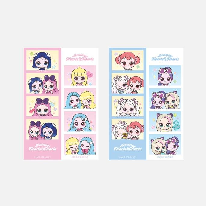Teenieping X Hearts2Hearts 4 Cut Photo Sticker