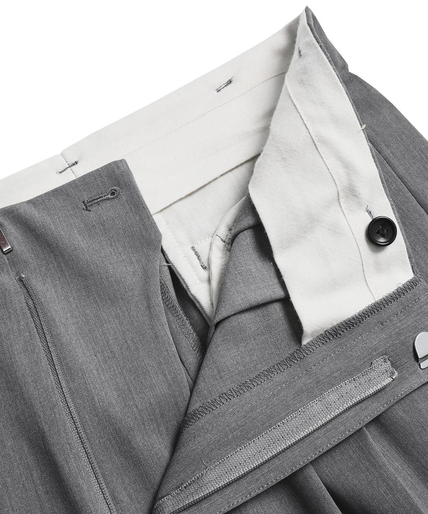 FILLCHIC Double-Pleat Pants (Gray)