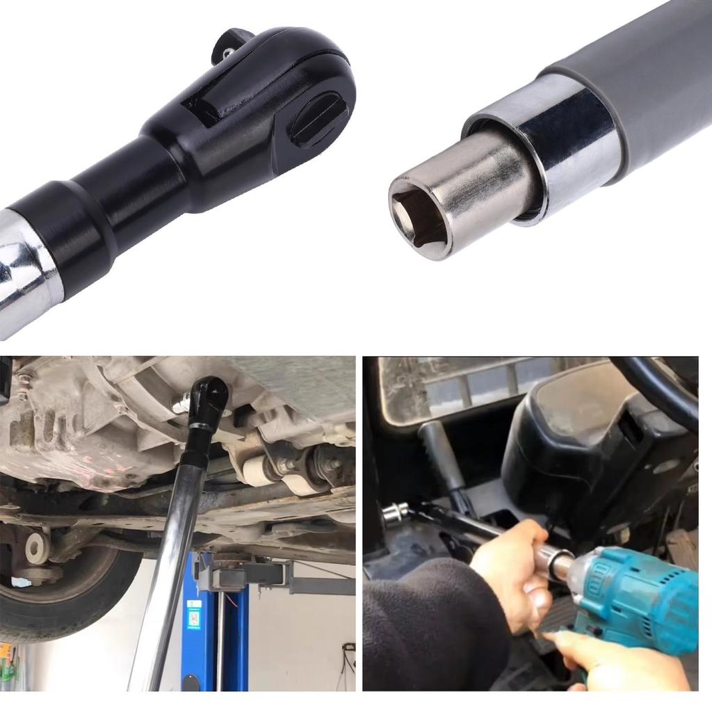 Zwei-Modus Ausziehbarer Drehmomentschlüssel 50Nm Elektrisch/100Nm Manuell Drehmoment 3/8" Antrieb Ratsche Für Automobilreparatur Tägliche Wartung