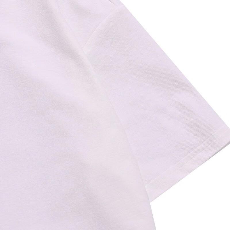 New Balance T Shirts Unisex White Crew Neck Moderate Straight Fit AMT31546-WT