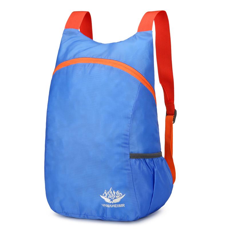 Ultraleichter 20L Faltrucksack - Wasserdichter und langlebiger Outdoor-Reise- und Sportrucksack, faltbar, geeignet für Männer und Frauen